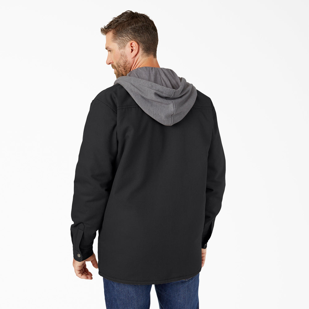 Water Repellent Duck Hooded Shirt Jacket For Men | Dickies