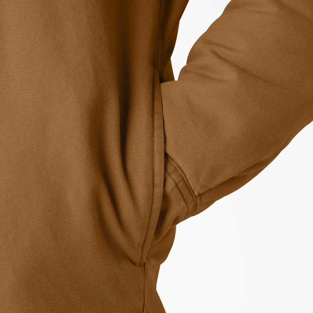 Water Repellent Duck Hooded Shirt Jacket For Sale | Dickies