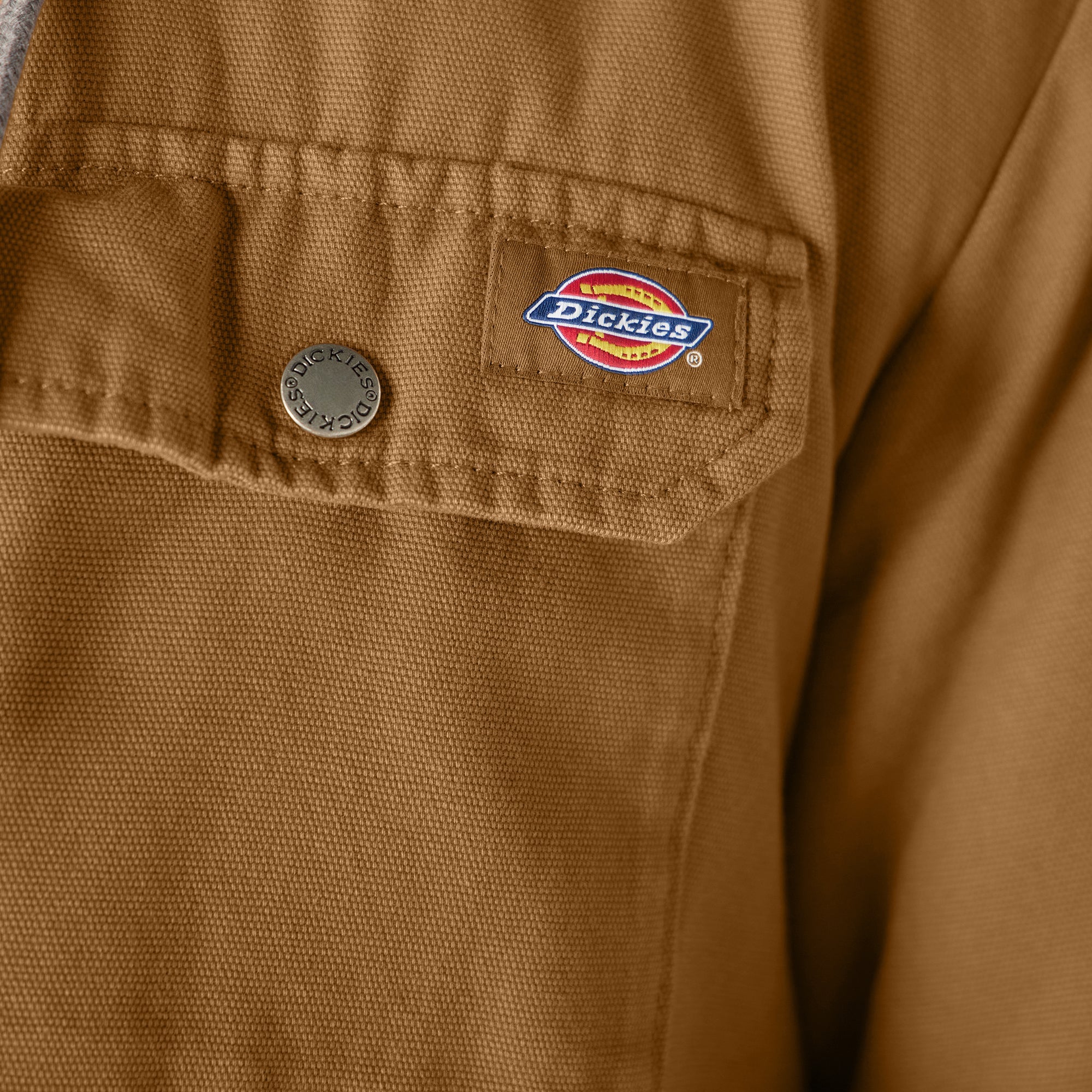 Water Repellent Duck Hooded Shirt Jacket For Sale | Dickies