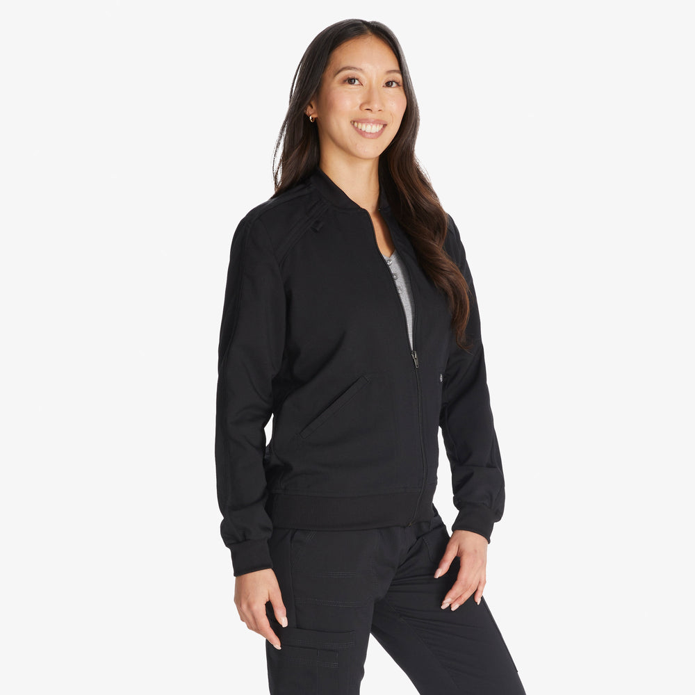 Women's Balance Zip Front Scrub Jacket For Women|Scrubs | Dickies
