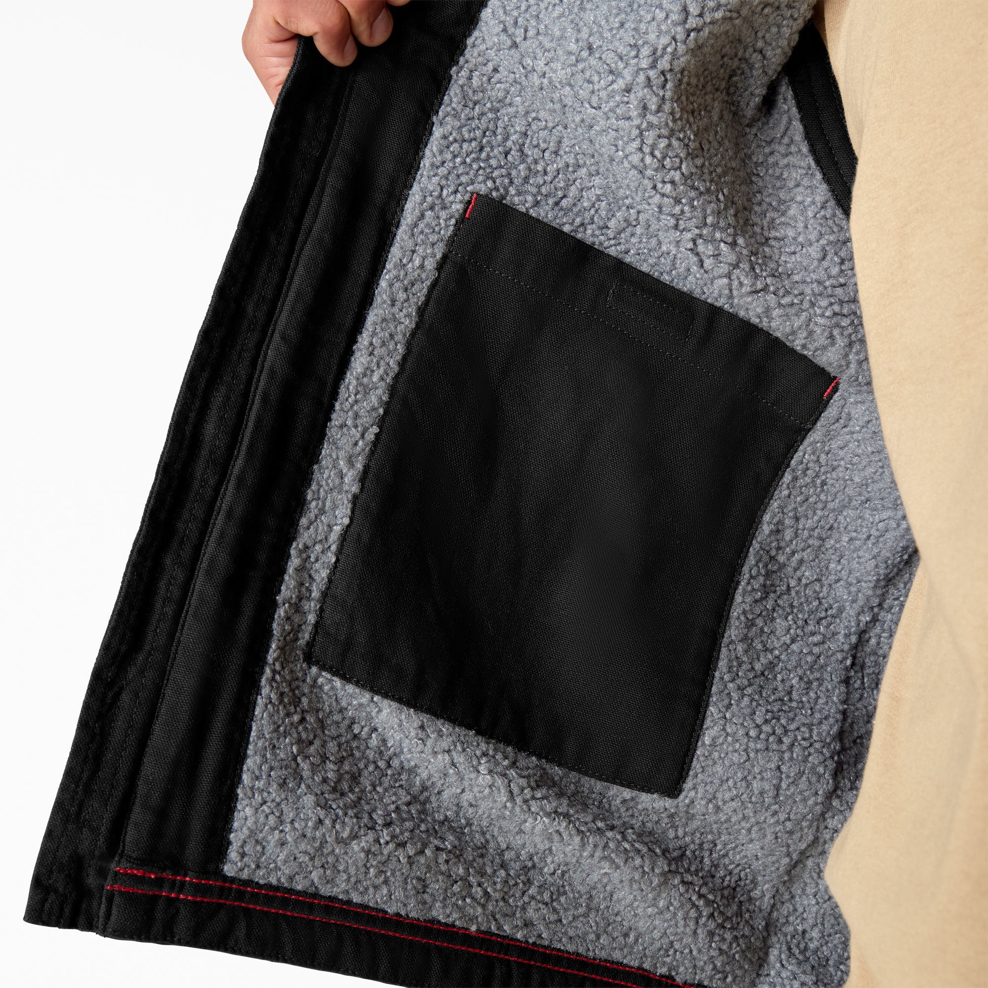 Duck Canvas High Pile Fleece Lined Vest For Men | Dickies