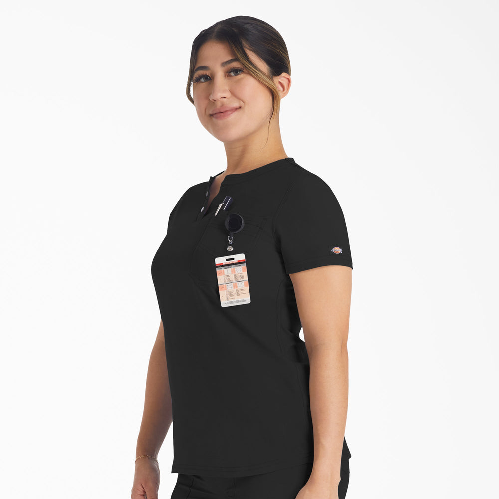 Women's EDS NXT Henley Scrub Top For Women|Scrubs | Dickies