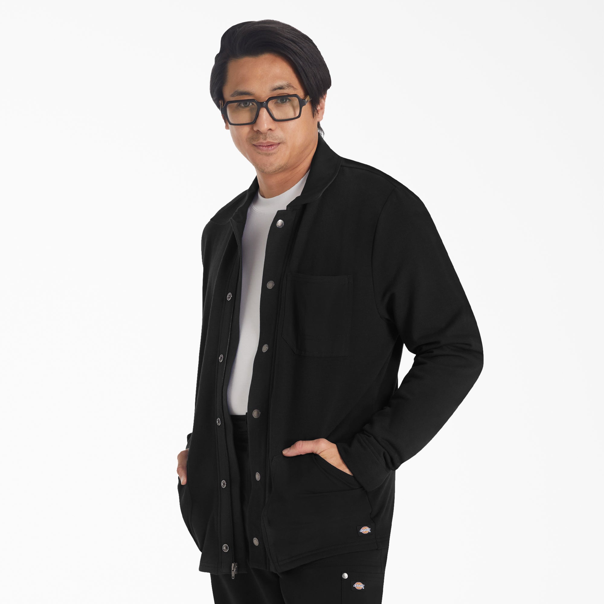 Men's EDS NXT Zip Front Scrub Jacket For Men|Scrubs | Dickies