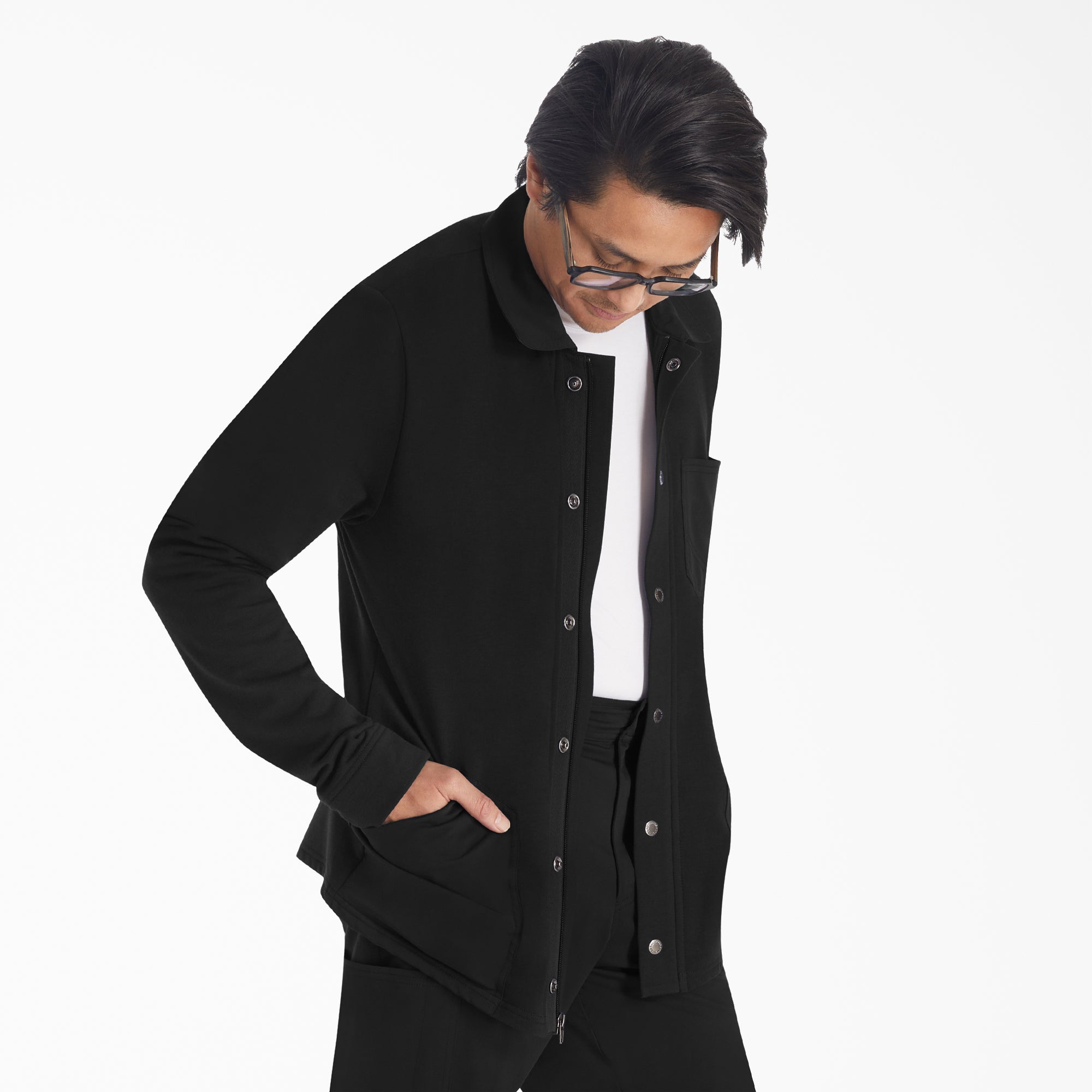 Men's EDS NXT Zip Front Scrub Jacket For Men|Scrubs | Dickies