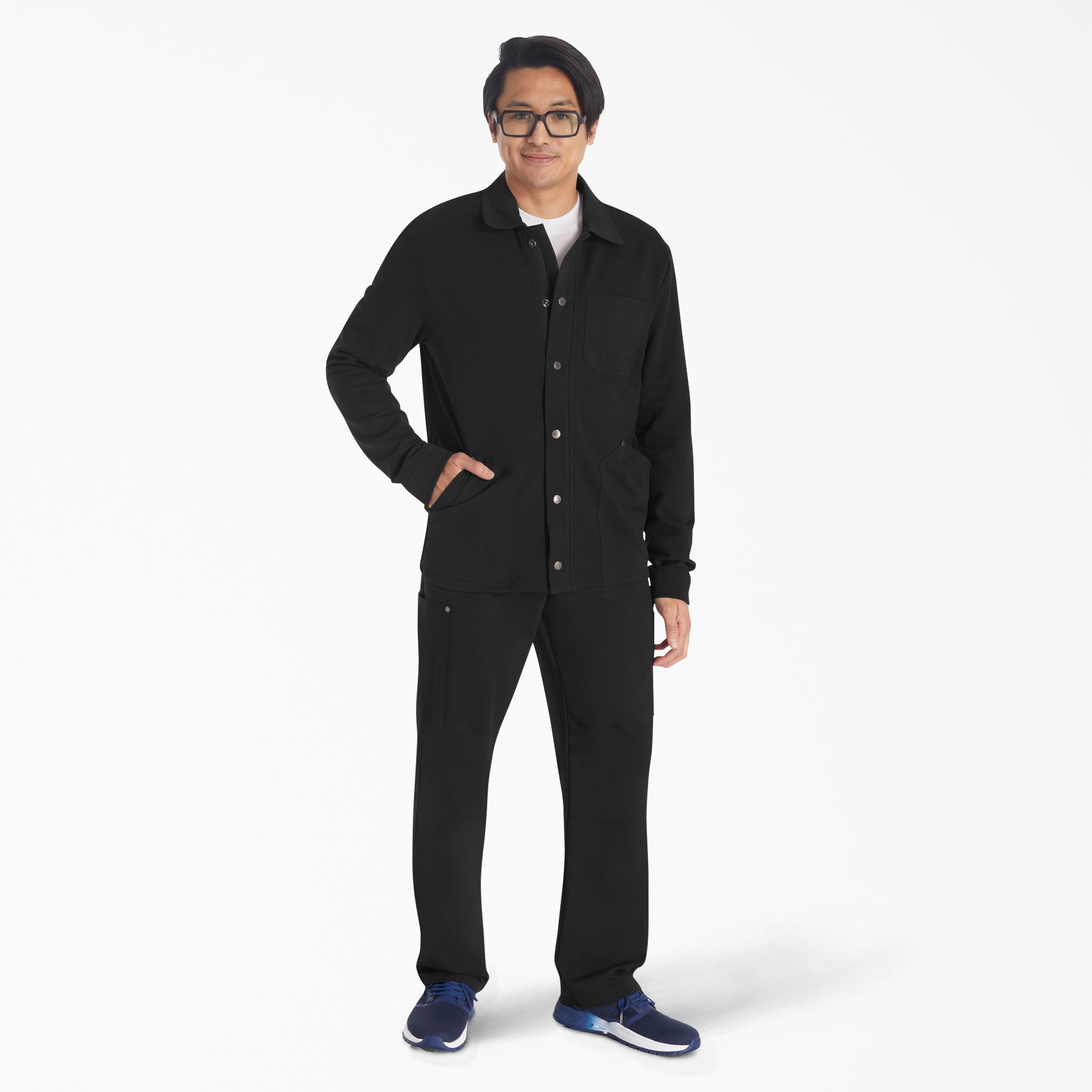 Men's EDS NXT Zip Front Scrub Jacket For Men|Scrubs | Dickies