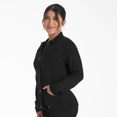Women's EDS NXT Zip Front Scrub Jacket For Women|Scrubs | Dickies