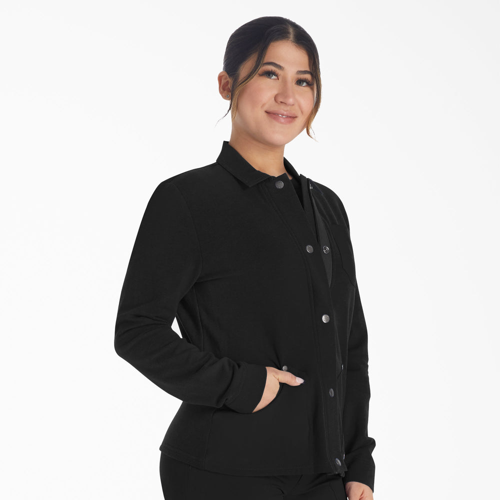 Women's EDS NXT Zip Front Scrub Jacket For Women|Scrubs | Dickies