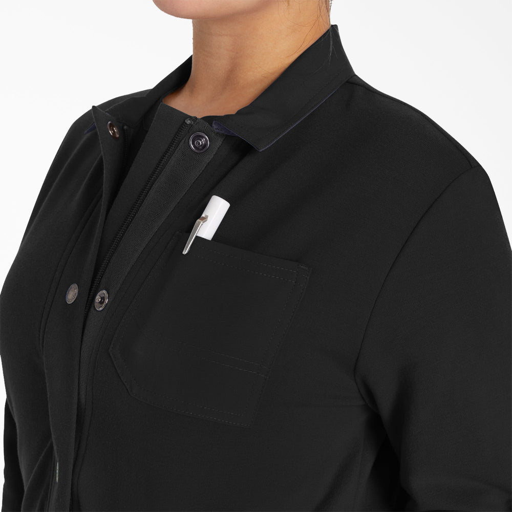 Women's EDS NXT Zip Front Scrub Jacket For Women|Scrubs | Dickies
