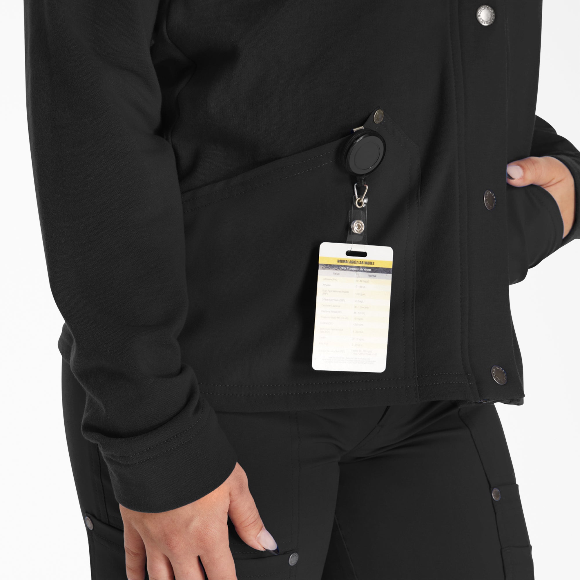 Women's EDS NXT Zip Front Scrub Jacket For Women|Scrubs | Dickies