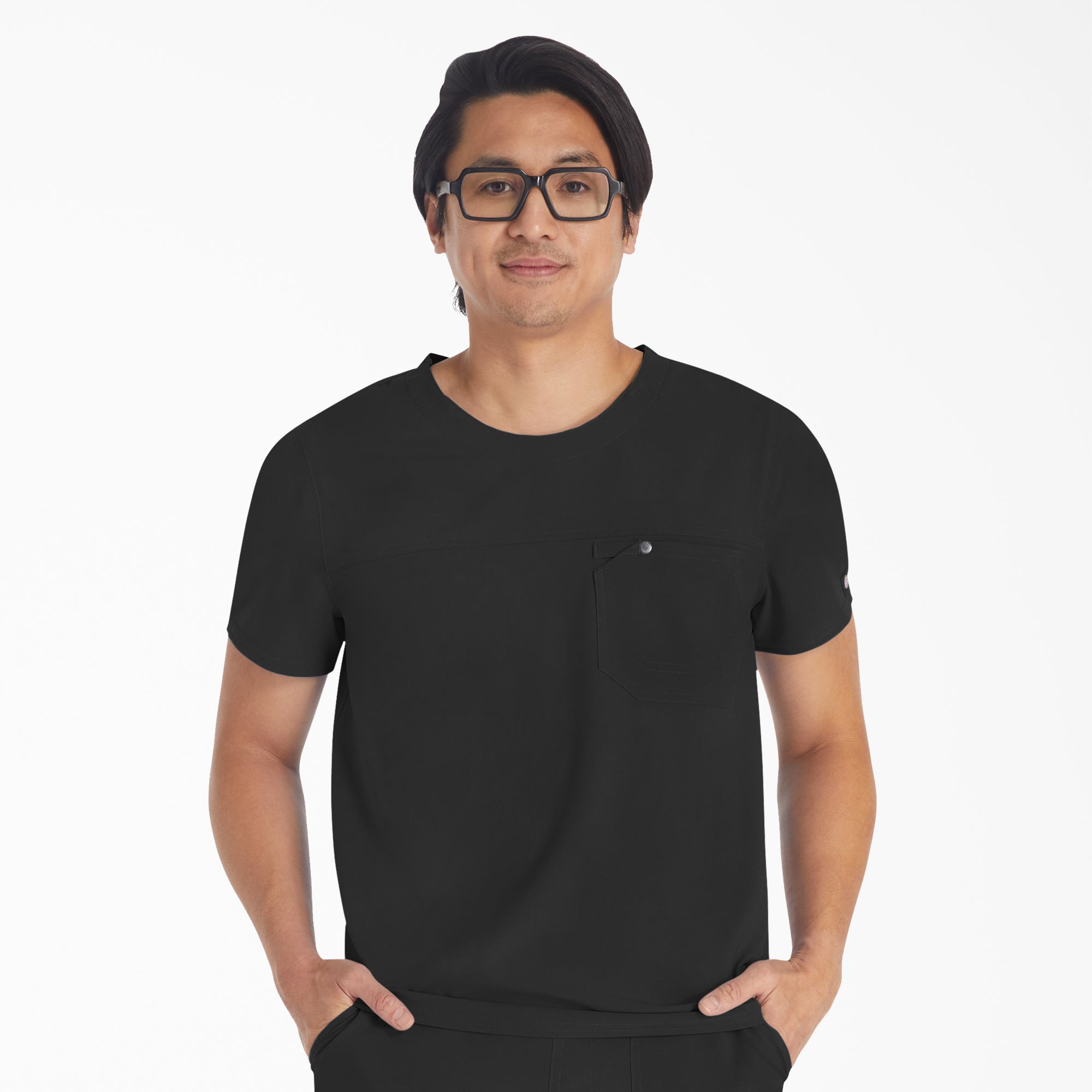 Men's EDS NXT Round Neck Scrub Top For Men|Scrubs | Dickies