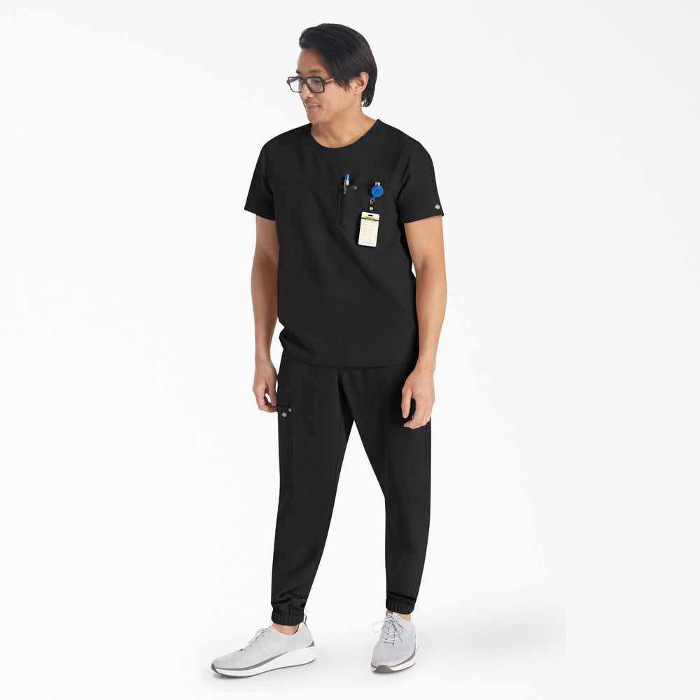 Men's EDS NXT Round Neck Scrub Top For Men|Scrubs | Dickies