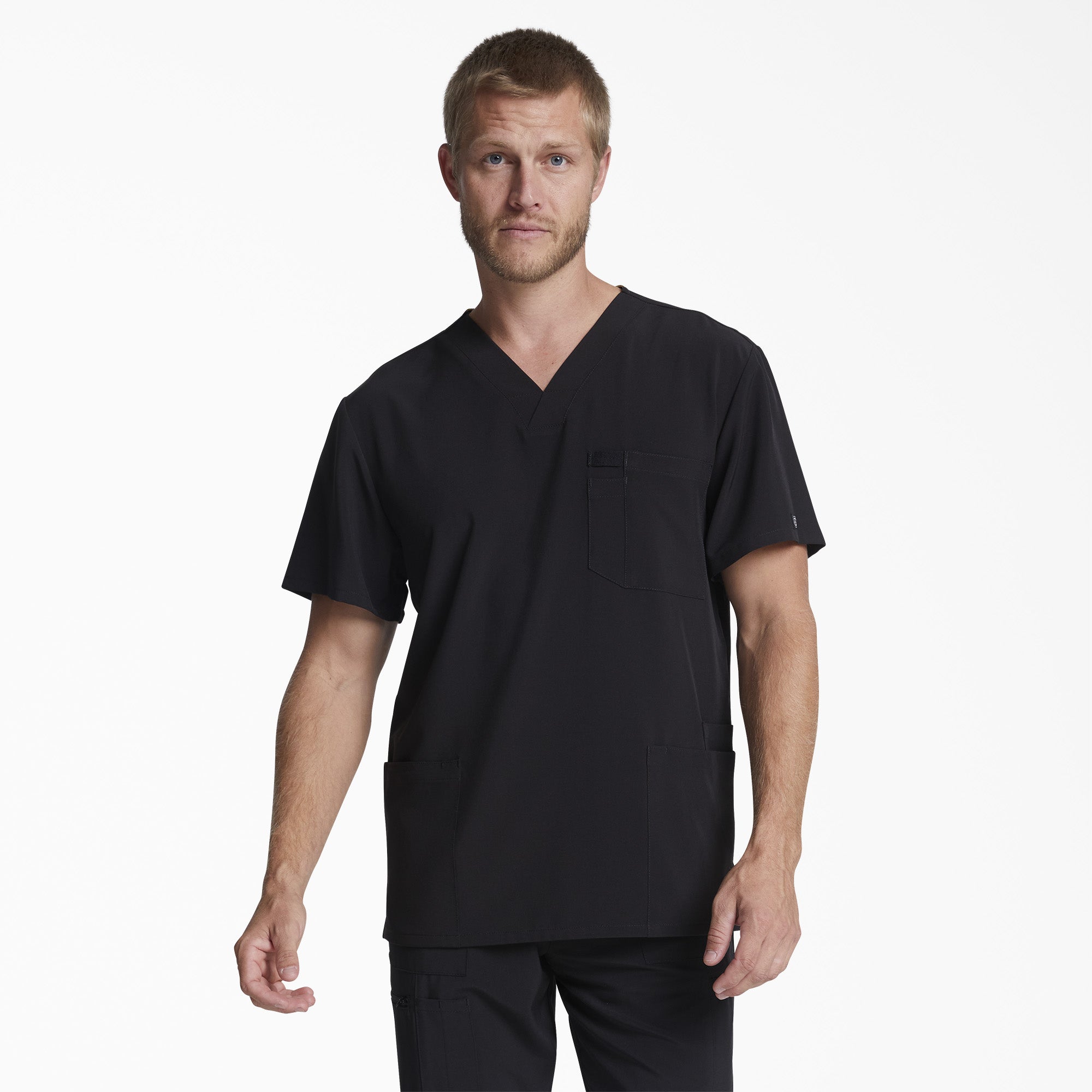 Men's EDS Essentials V-Neck Scrub Top For Men|Scrubs | Dickies