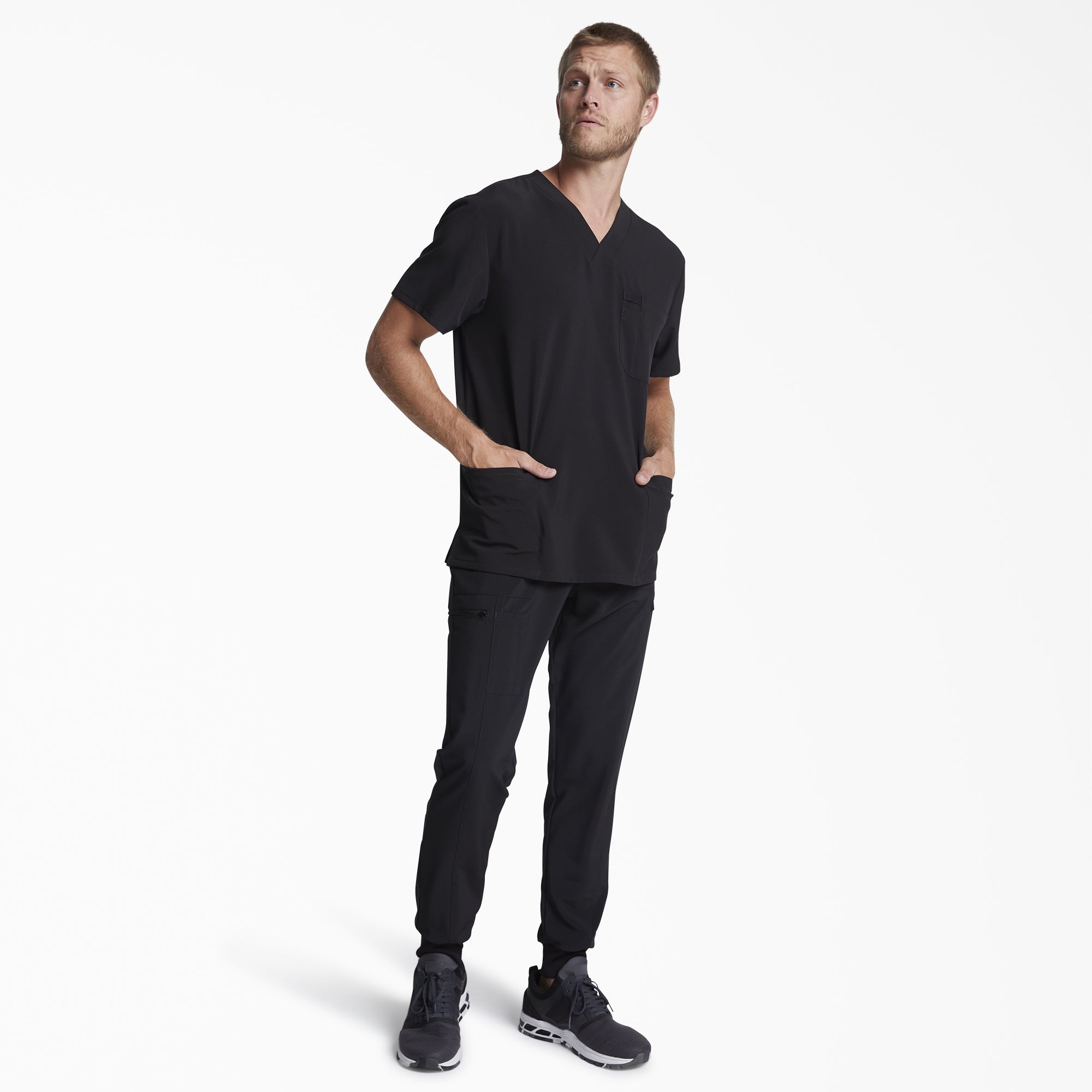 Men's EDS Essentials V-Neck Scrub Top For Men|Scrubs | Dickies