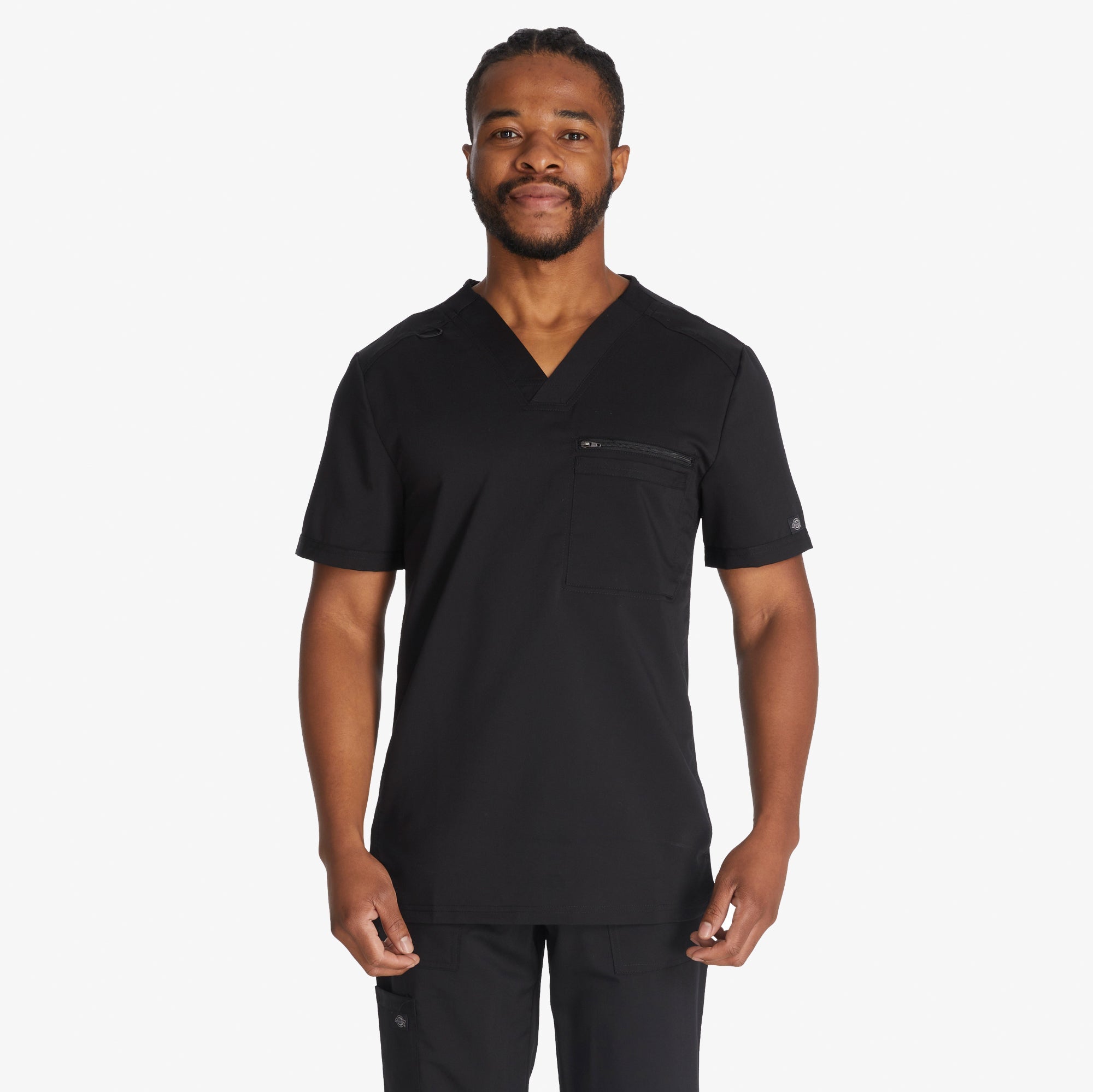 Men's Balance Tuckable V-Neck Scrub Top For Men|Scrubs | Dickies