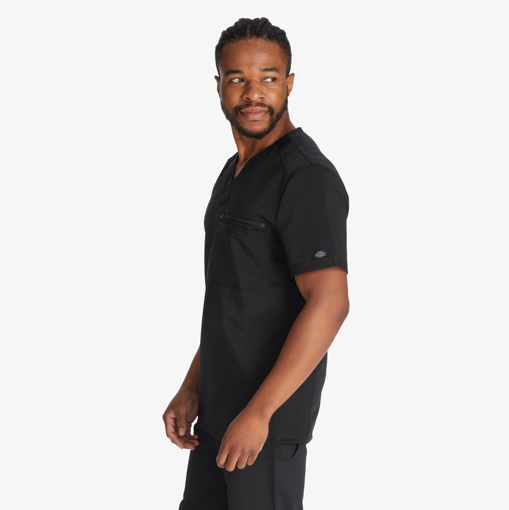 Men's Balance Tuckable V-Neck Scrub Top For Men|Scrubs | Dickies