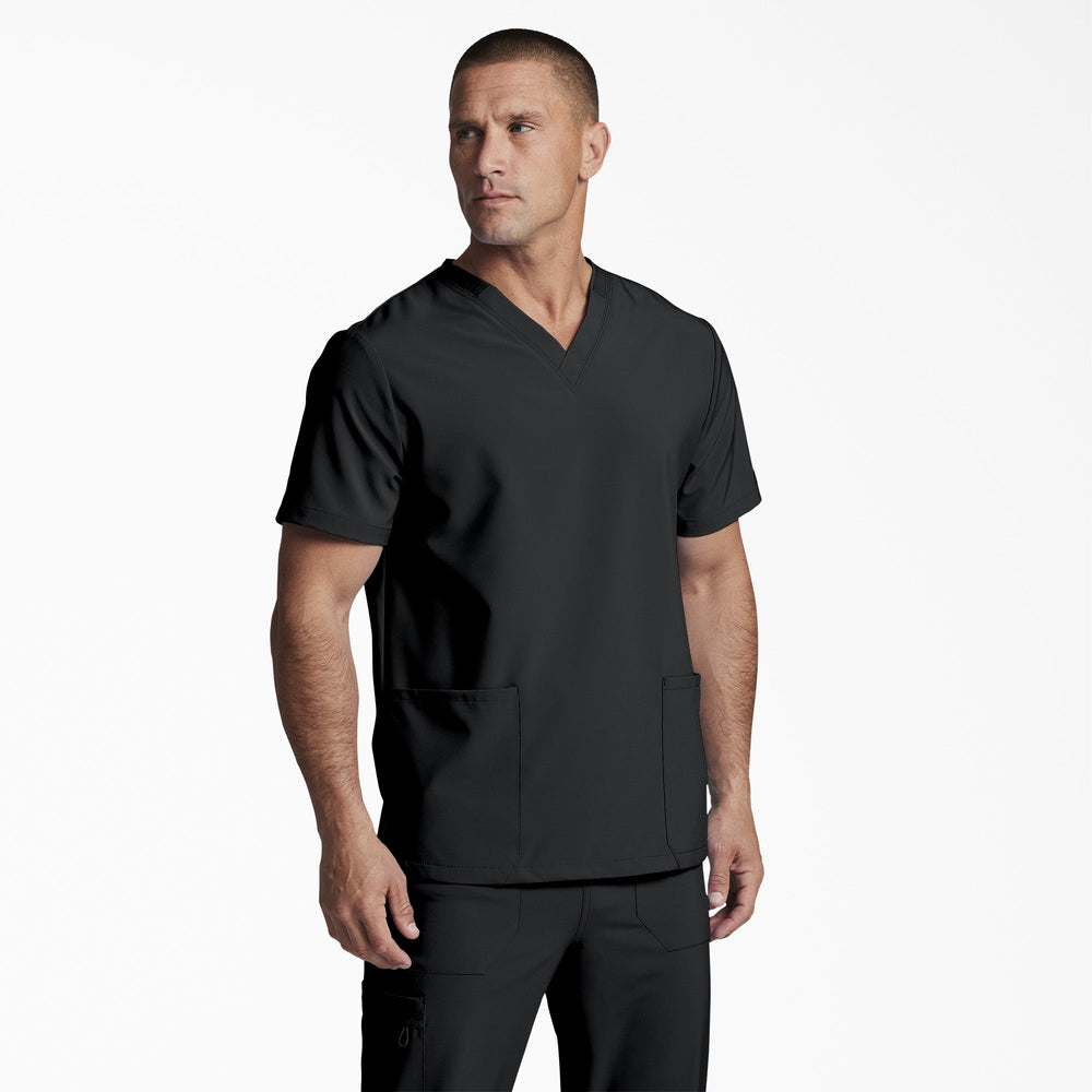 Unisex EDS Essentials V-Neck Scrub Top For Men|Scrubs|Women | Dickies