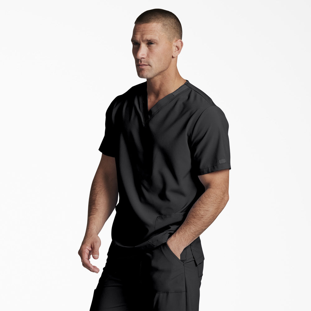 Unisex EDS Essentials V-Neck Scrub Top For Men|Scrubs|Women | Dickies