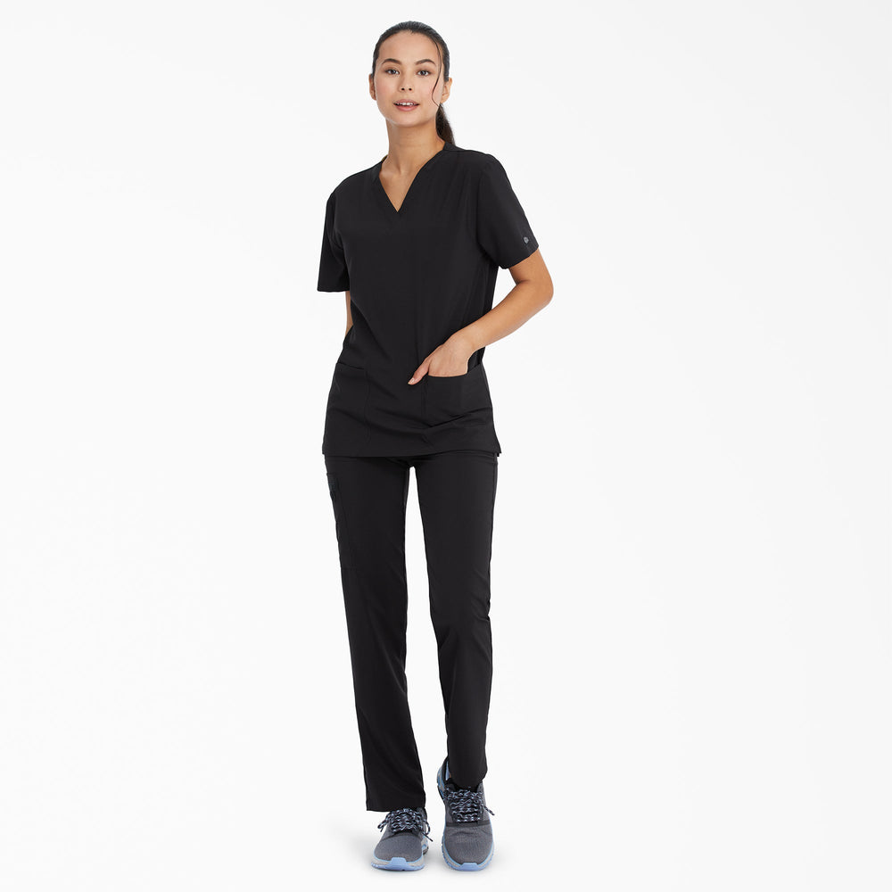 Unisex EDS Essentials V-Neck Scrub Top For Men|Scrubs|Women | Dickies