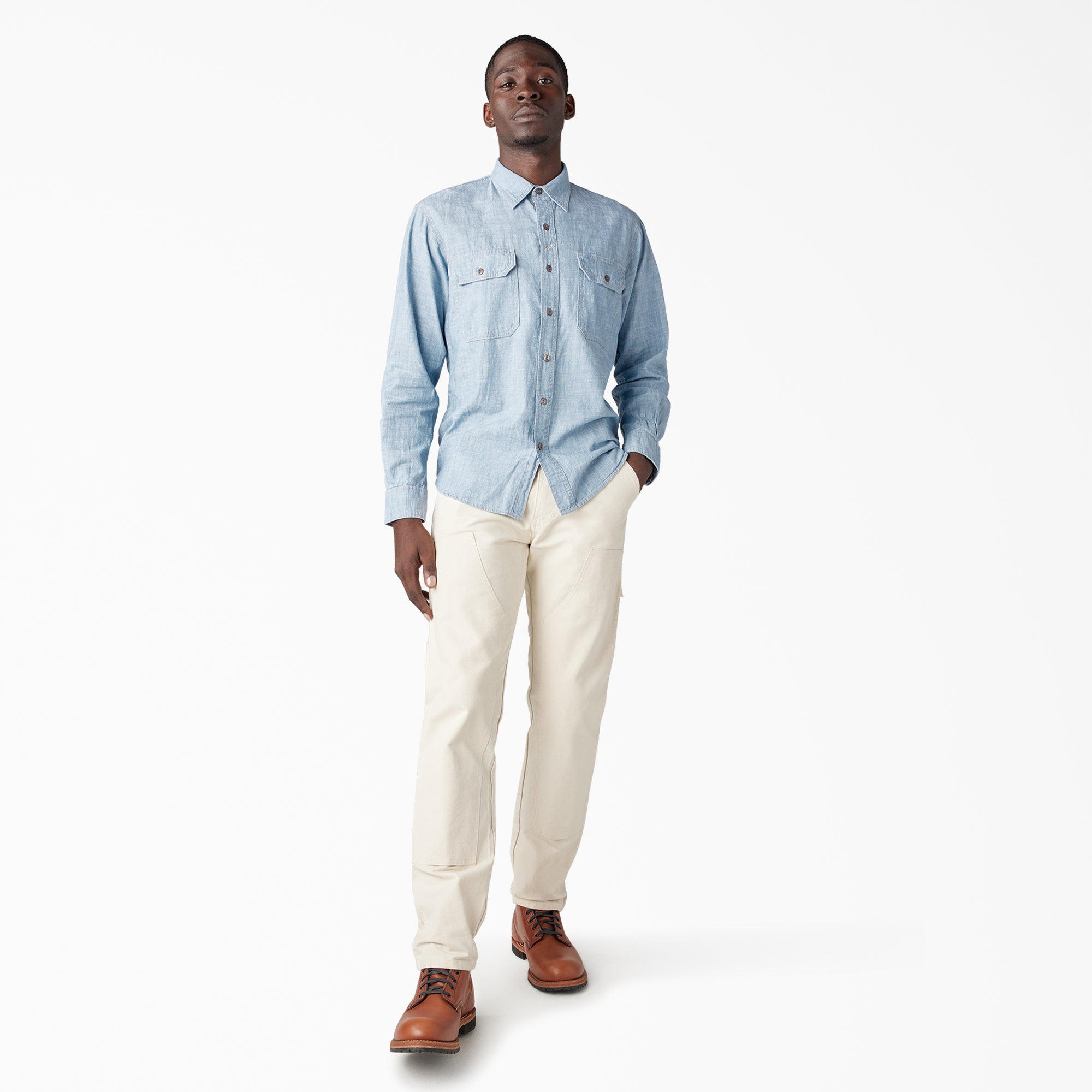 Dickies 1922 Long Sleeve Work Shirt For Men|Sale | Dickies