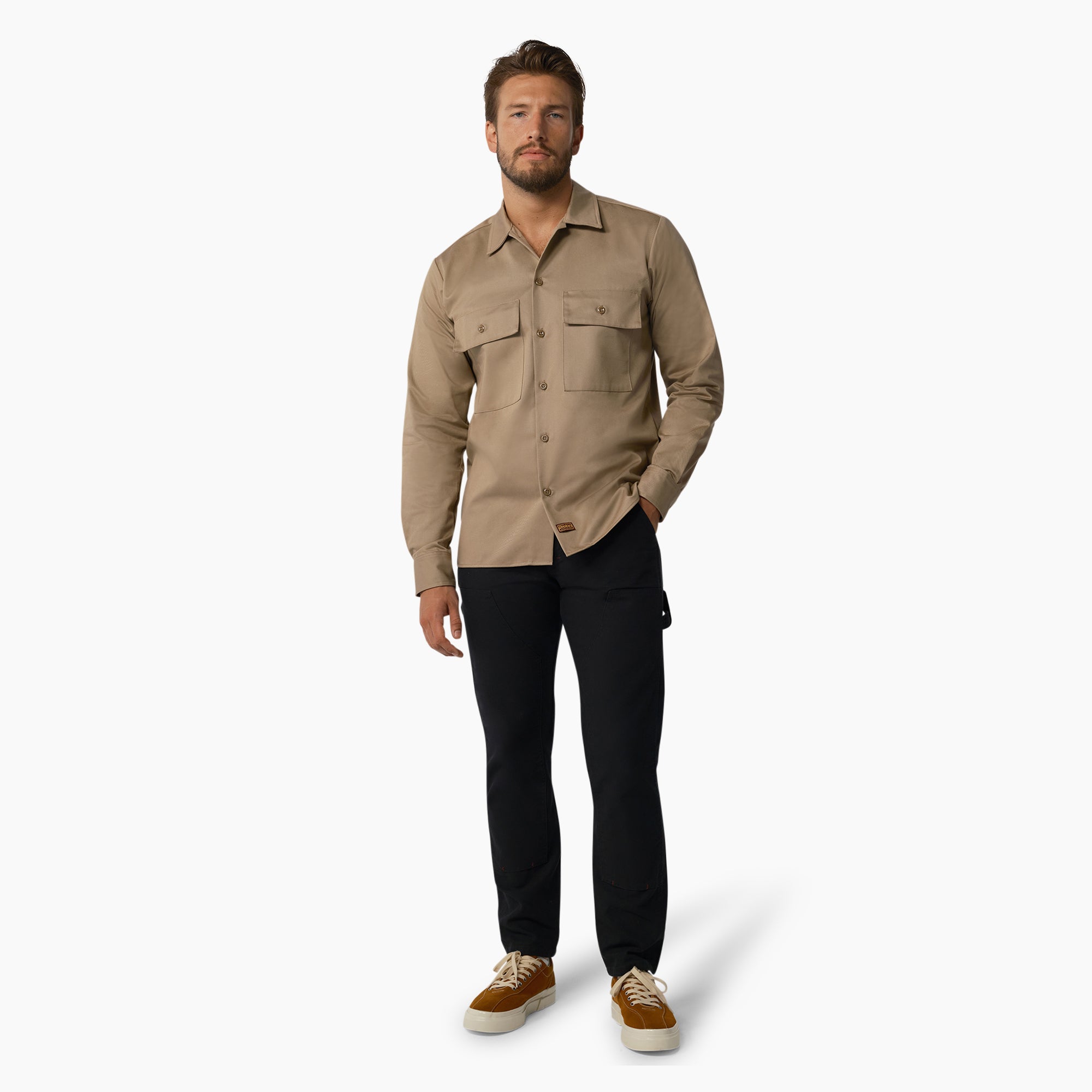 Dickies 1922 Premium Twill Long Sleeve Shirt For Men|Sale | Dickies