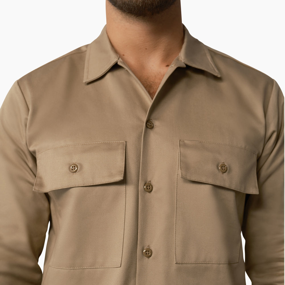 Dickies 1922 Premium Twill Long Sleeve Shirt For Men|Sale | Dickies