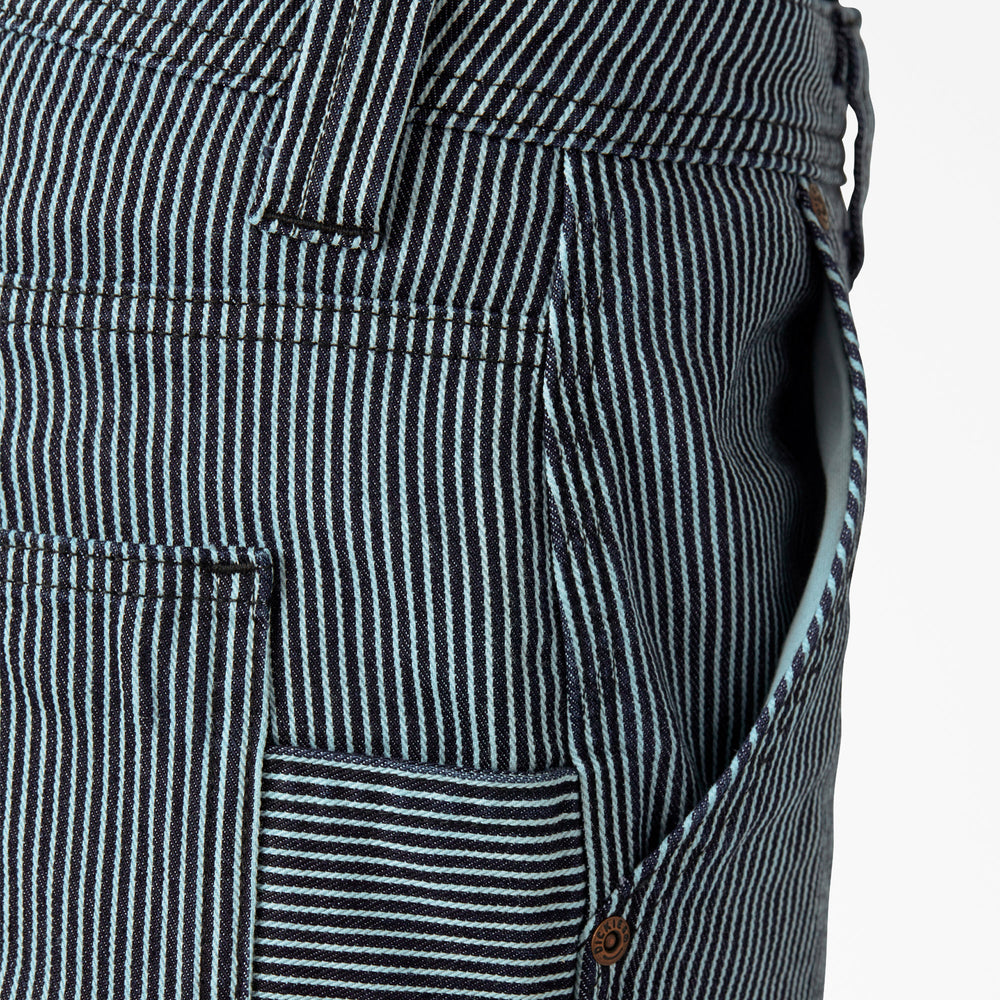 Women's FLEX Relaxed Fit Hickory Stripe Carpenter Pants For Women | Dickies