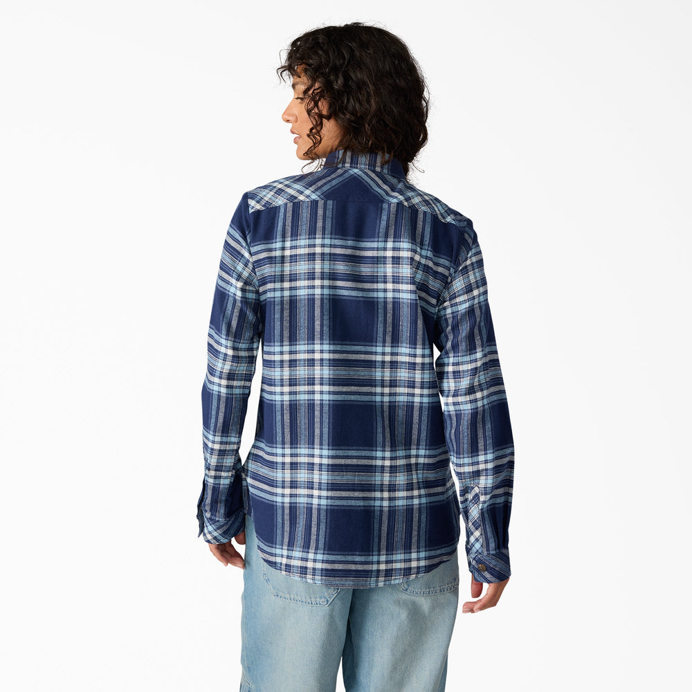 Women's Plaid Flannel Long Sleeve Shirt For Sale | Dickies