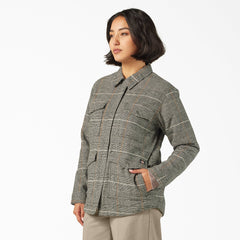 Women’s Fleece Lined Flannel Chore Coat For Women | Dickies