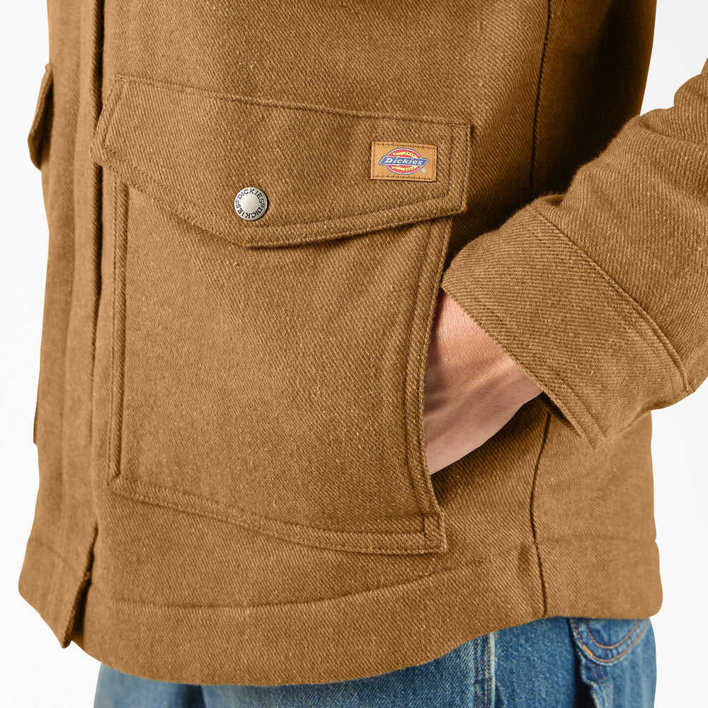 Women’s Fleece Lined Flannel Chore Coat For Sale | Dickies