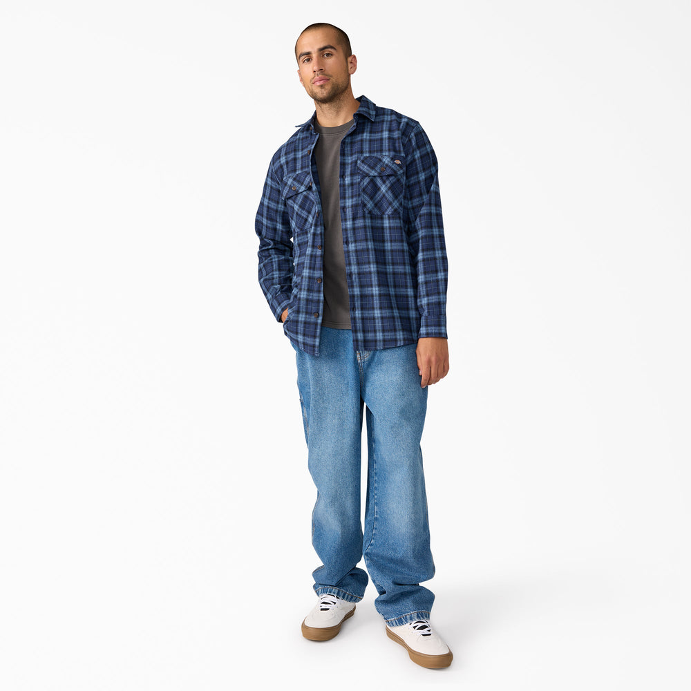 Long Sleeve Flannel Work Shirt For Men|Sale | Dickies