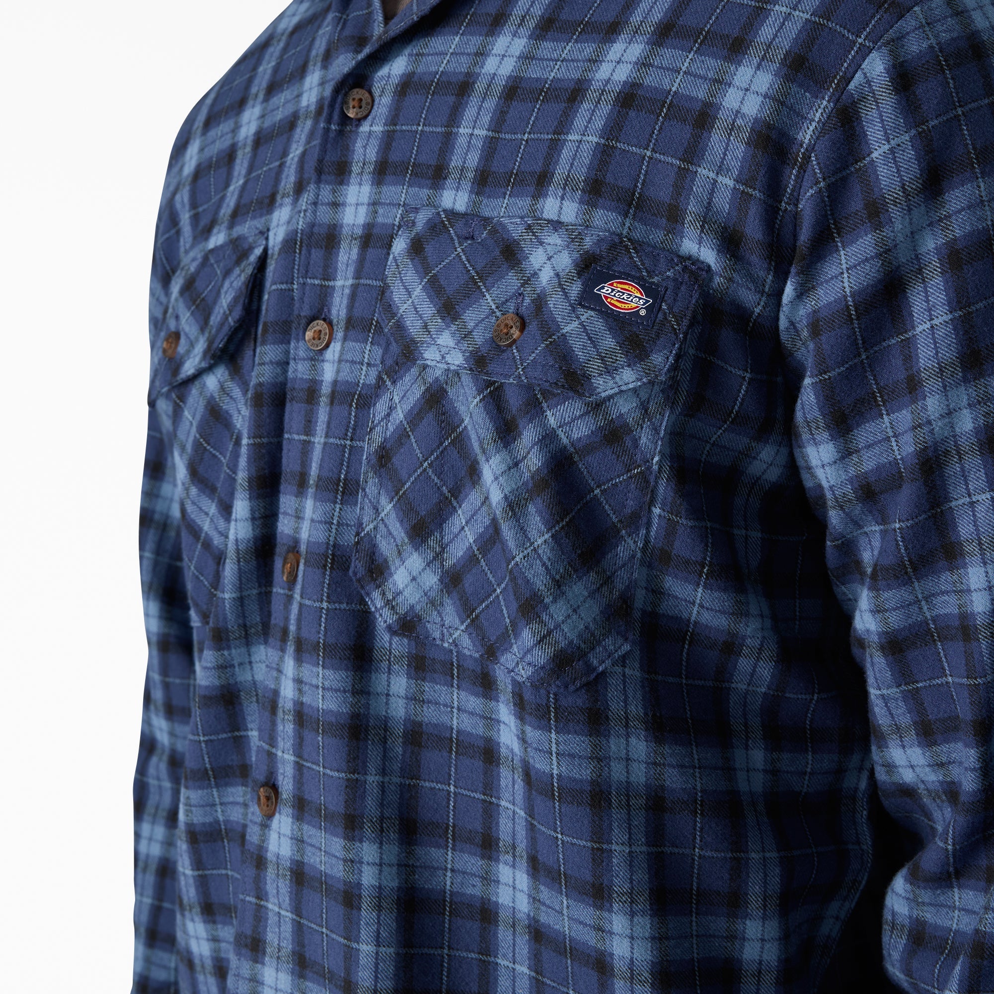 Long Sleeve Flannel Work Shirt For Men|Sale | Dickies