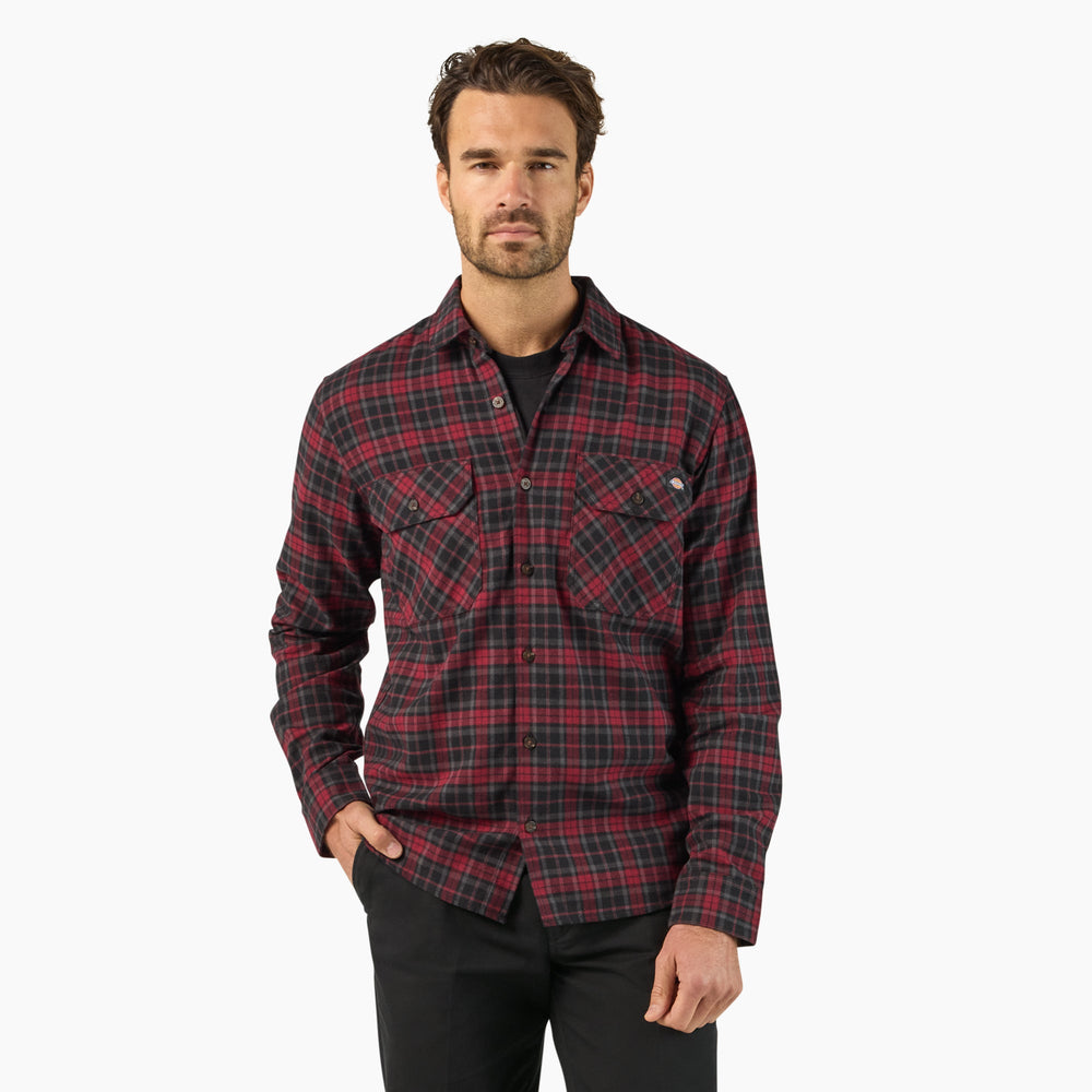 Long Sleeve Flannel Work Shirt For Men|Sale | Dickies