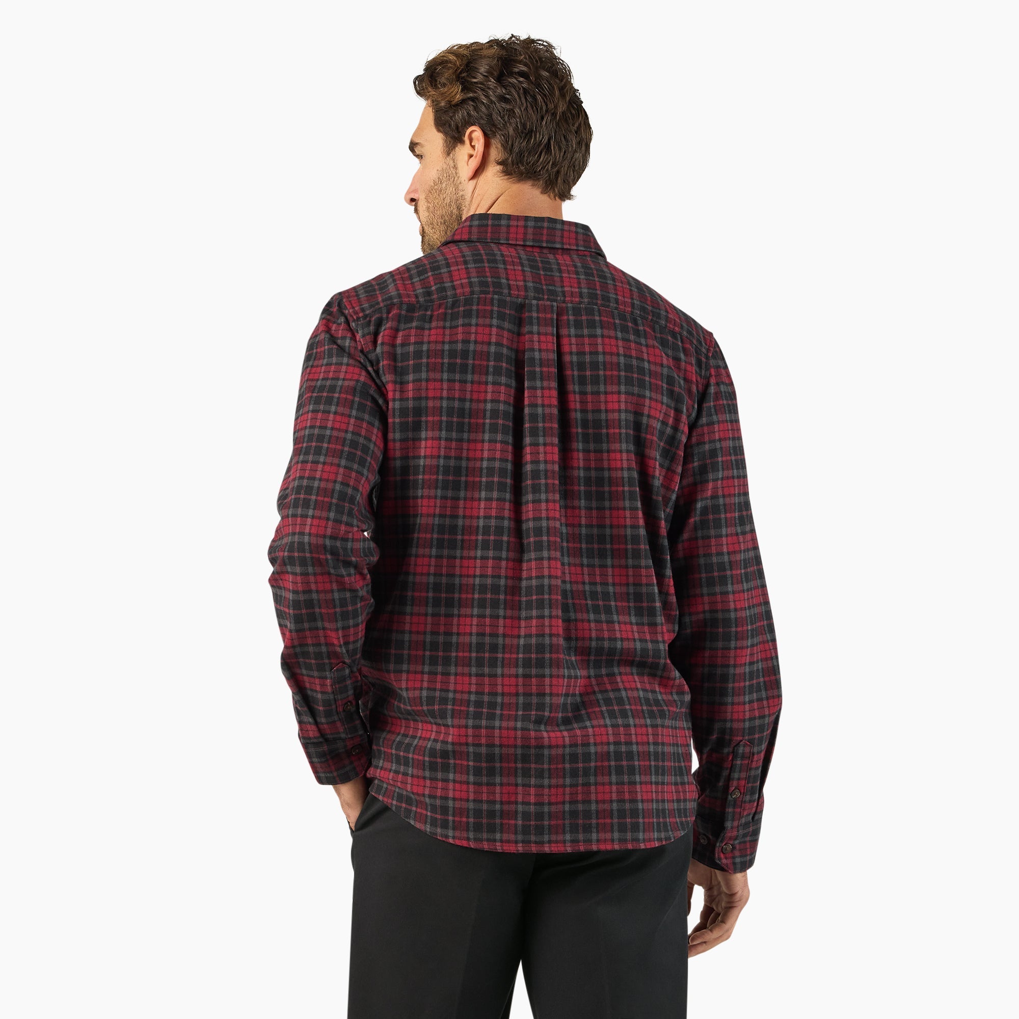 Long Sleeve Flannel Work Shirt For Men|Sale | Dickies