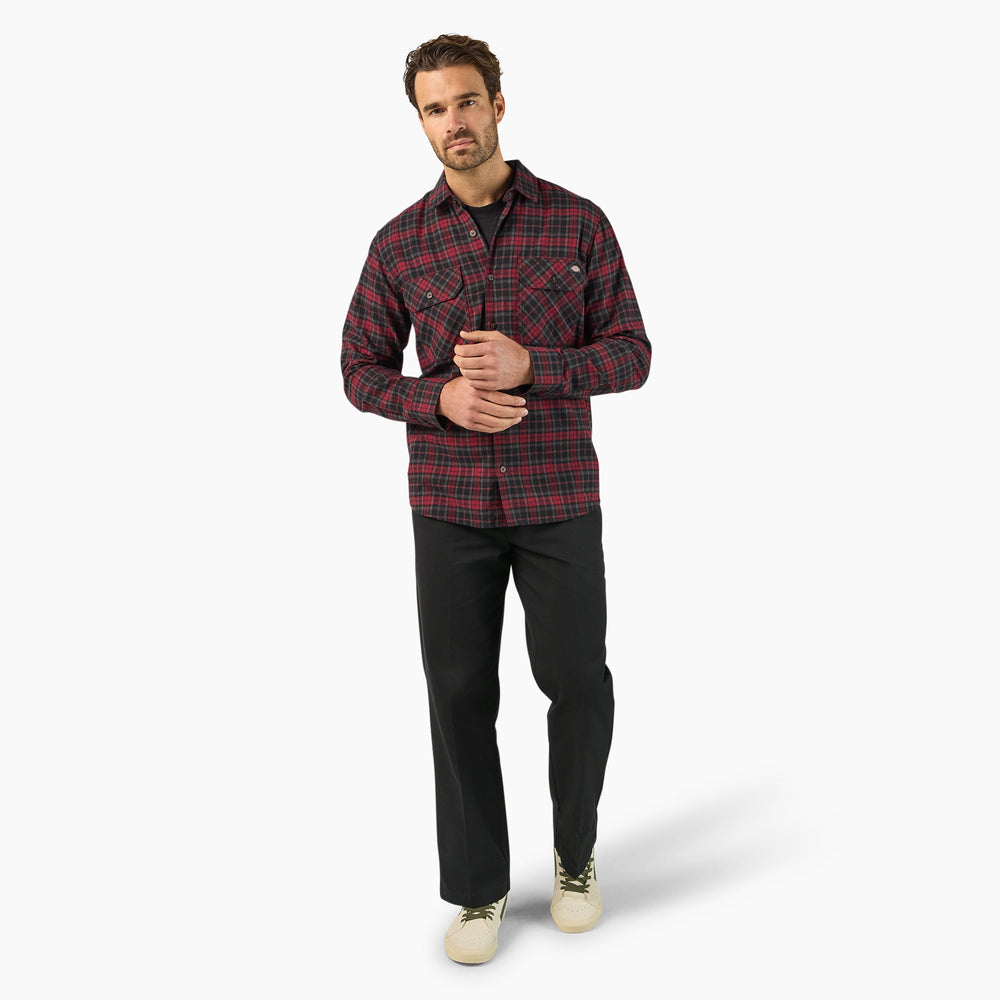Long Sleeve Flannel Work Shirt For Men|Sale | Dickies