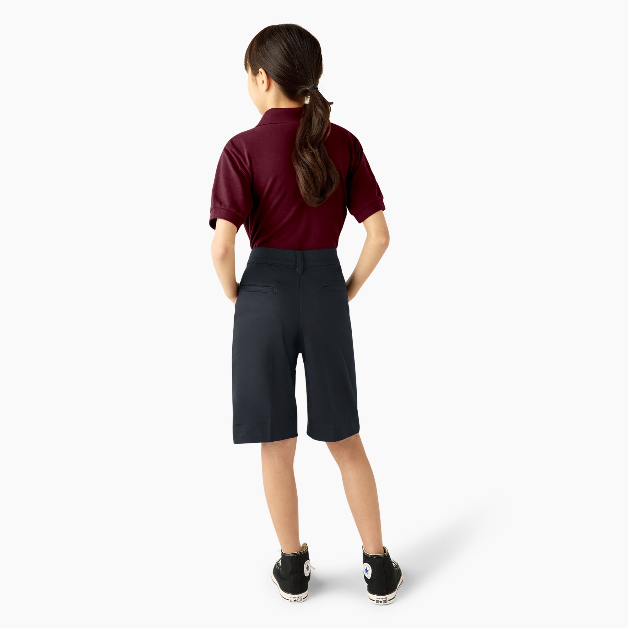 Girls' Classic Fit Bermuda Shorts, 4-20 For Kids | Dickies