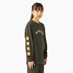Dickies X Spitfire Kids’ Long Sleeve T-Shirt For Sale | Dickies
