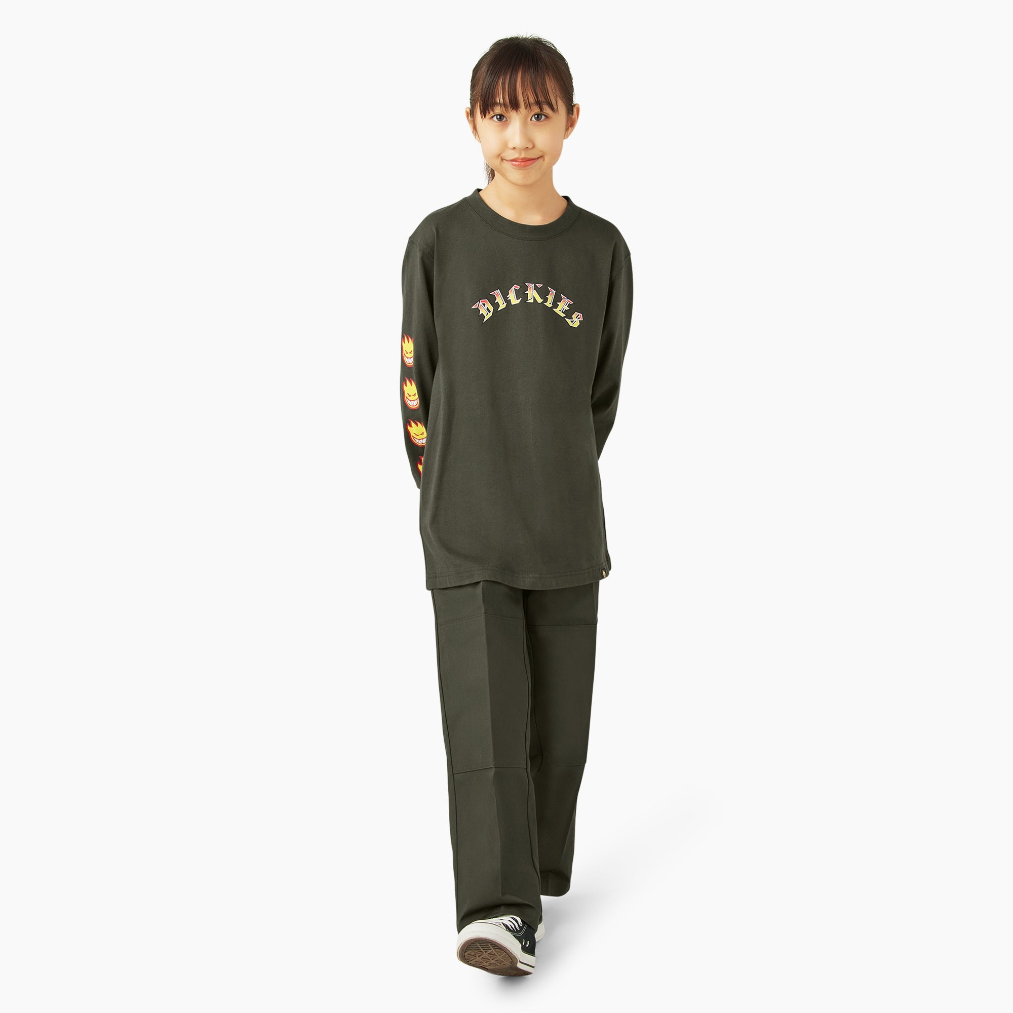 Dickies X Spitfire Kids’ Long Sleeve T-Shirt For Sale | Dickies