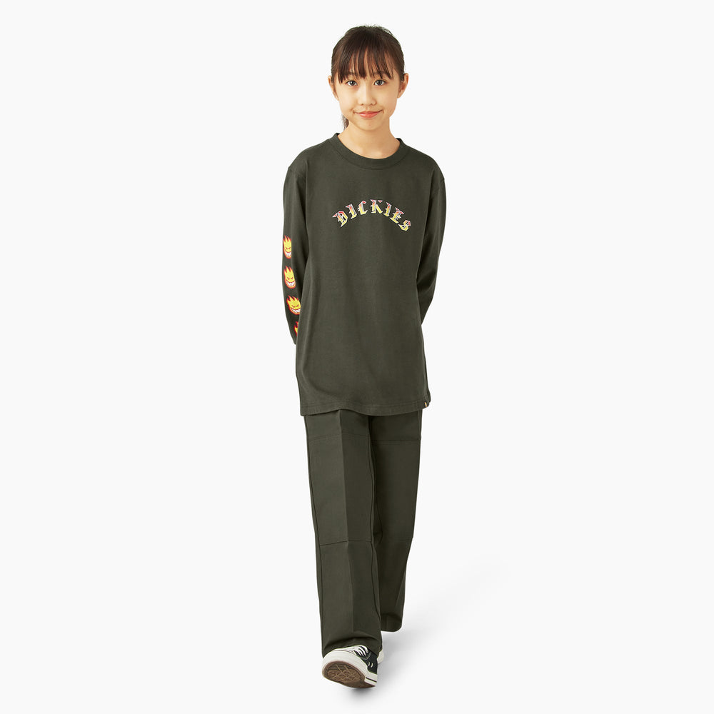 Dickies X Spitfire Kids’ Long Sleeve T-Shirt For Sale | Dickies