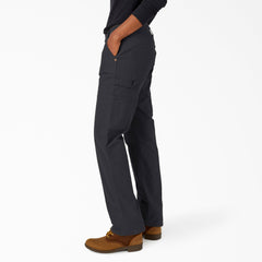 Women's FLEX Relaxed Straight Fit Duck Carpenter Pants For Women | Dickies