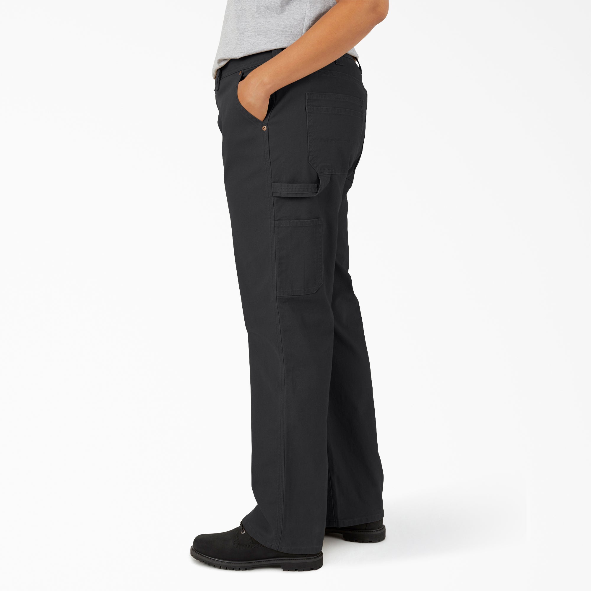 Women's Plus FLEX Relaxed Straight Fit Duck Carpenter Pants For Women | Dickies
