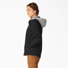 Women's Duck Hooded Shirt Jacket For Women | Dickies