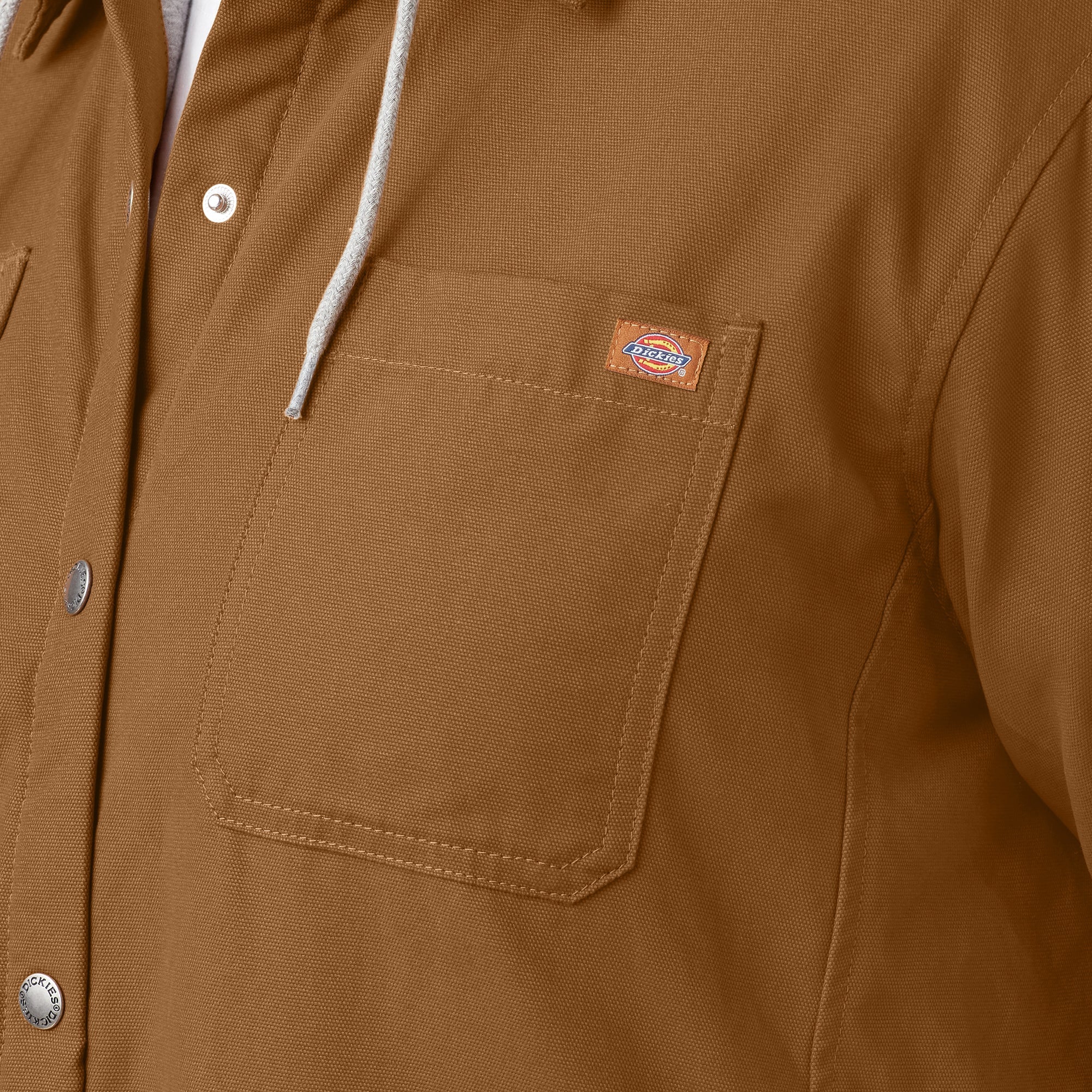 Women's Plus Duck Hooded Shirt Jacket For Women | Dickies