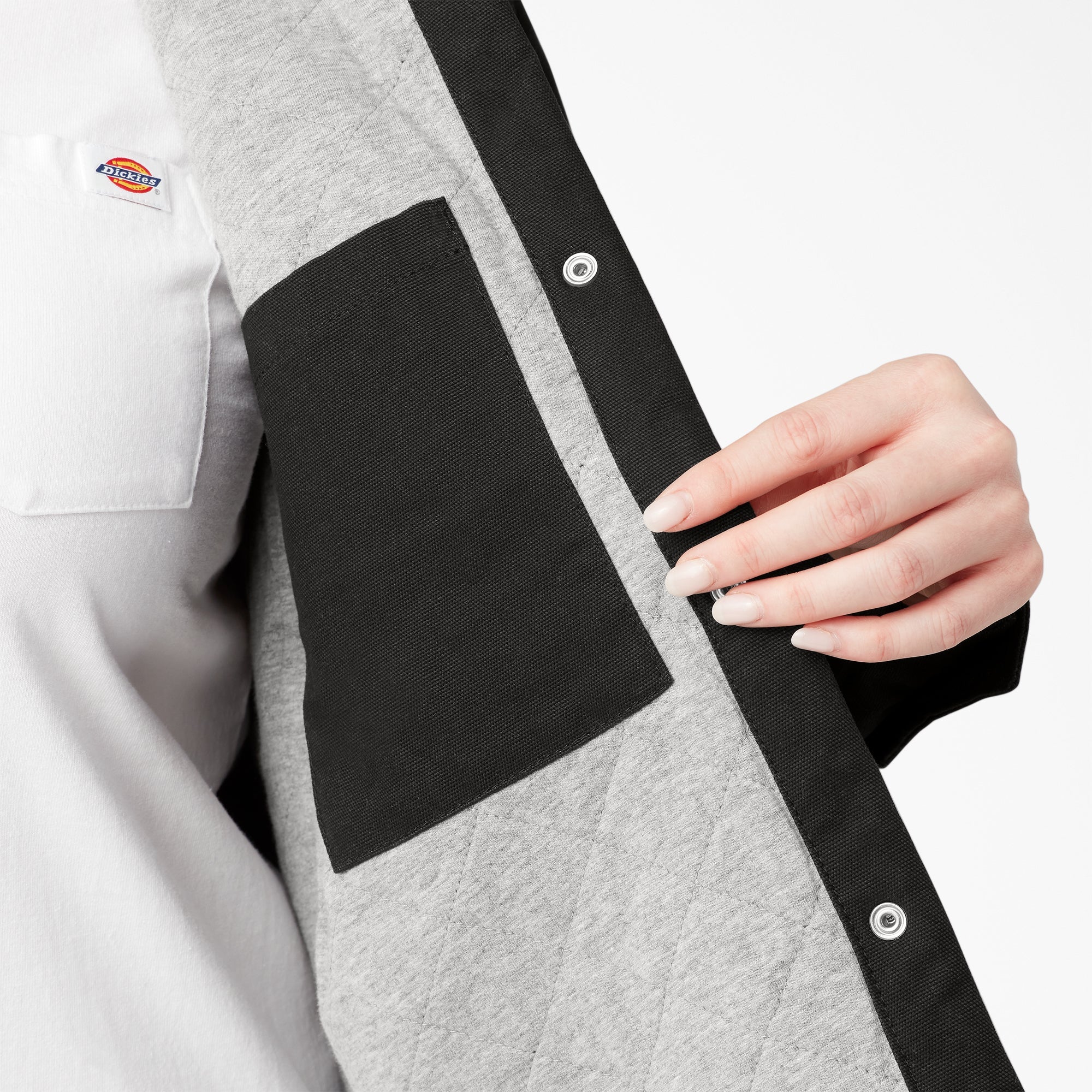 Women's Plus Duck Hooded Shirt Jacket For Women | Dickies