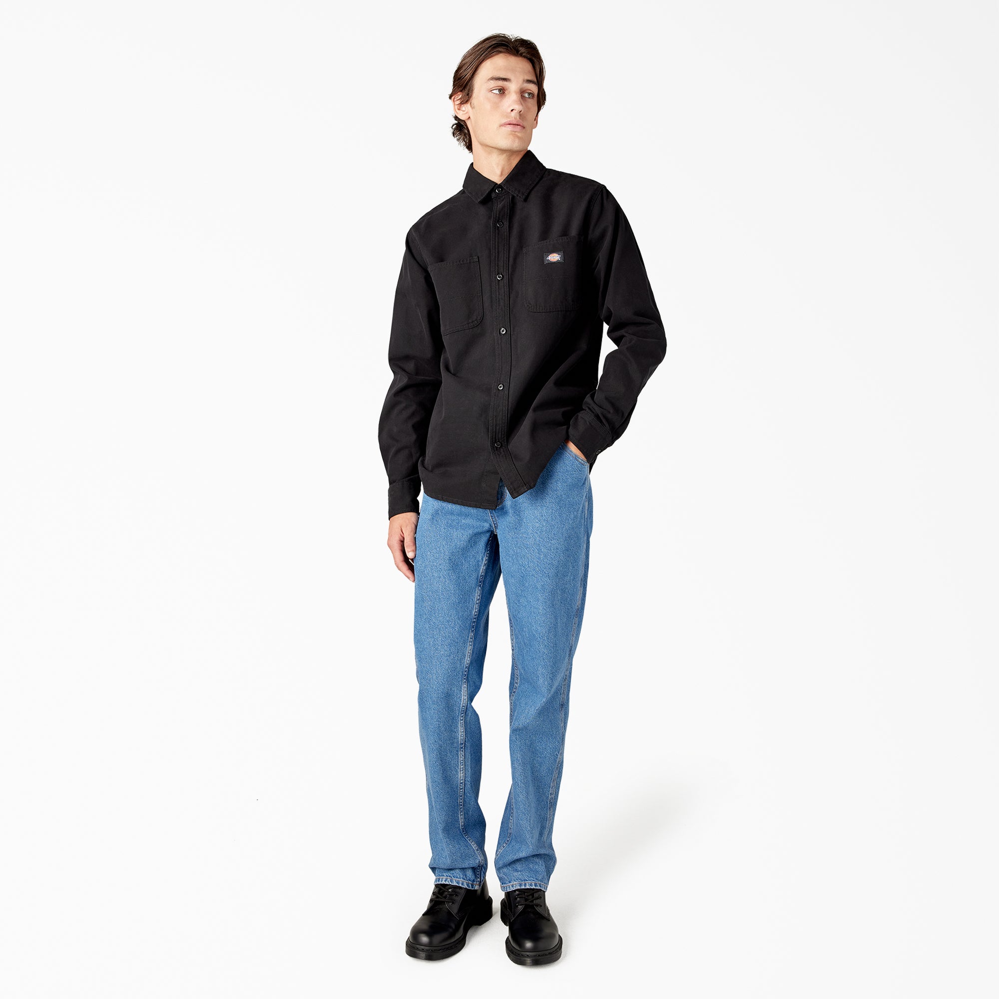 Duck Canvas Long Sleeve Utility Shirt For Men | Dickies