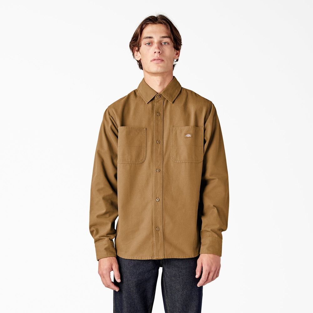 Duck Canvas Long Sleeve Utility Shirt For Sale | Dickies