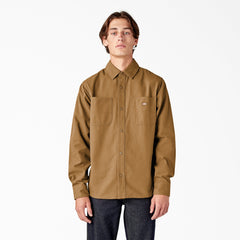 Duck Canvas Long Sleeve Utility Shirt For Sale | Dickies