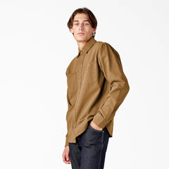 Duck Canvas Long Sleeve Utility Shirt For Sale | Dickies