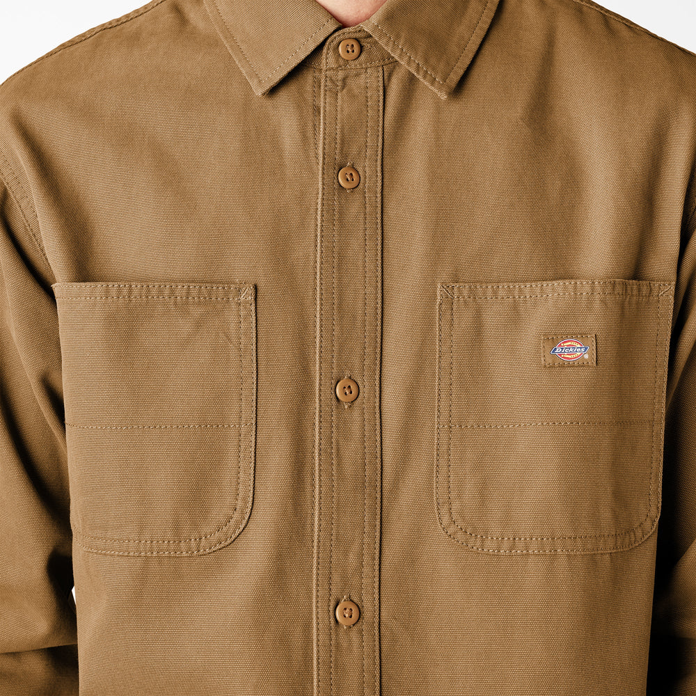 Duck Canvas Long Sleeve Utility Shirt For Sale | Dickies