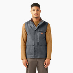 Fully Waxed Canvas Vest For Men | Dickies