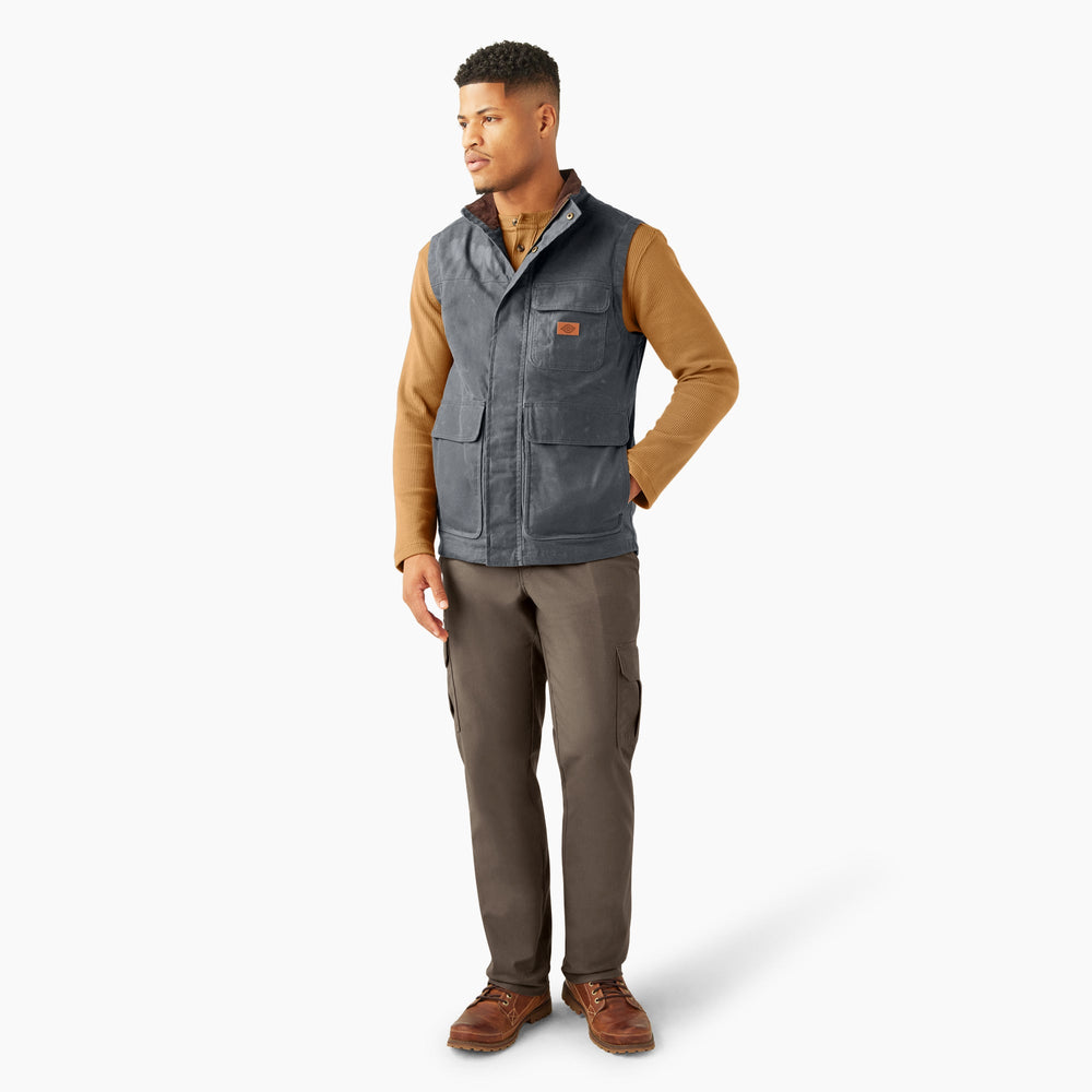 Fully Waxed Canvas Vest For Men | Dickies